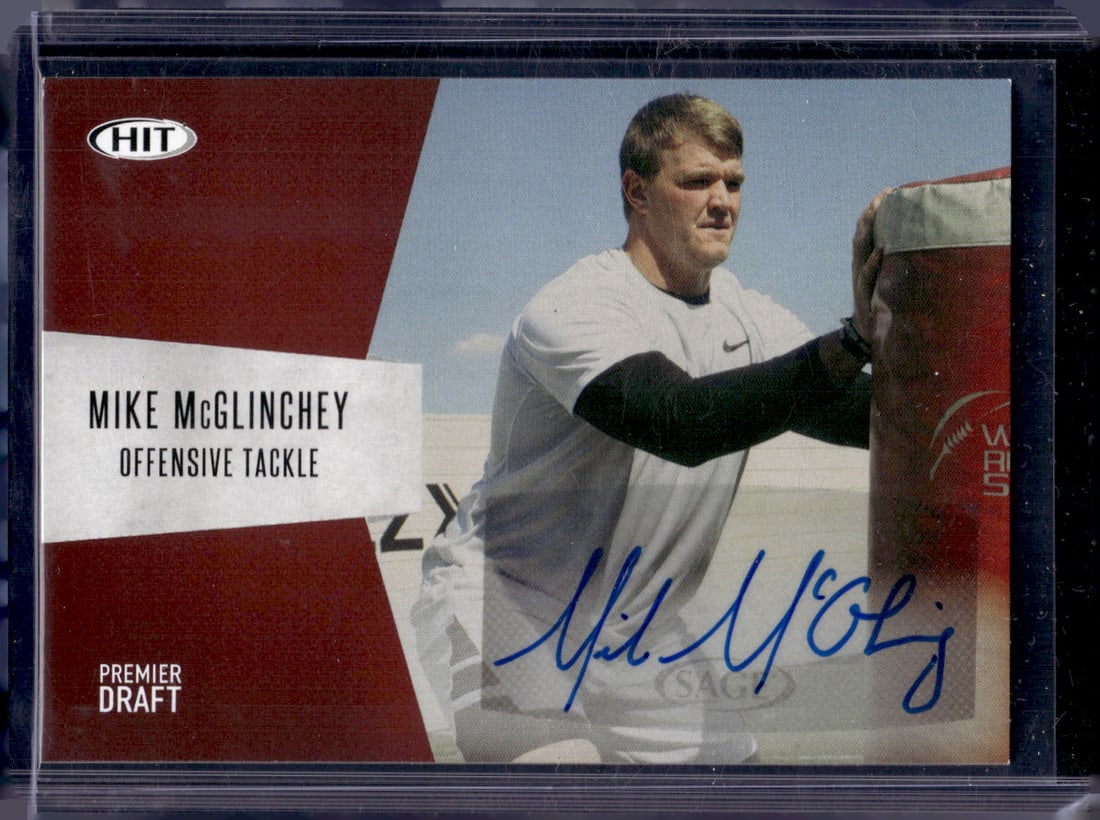 Mike McGlinchey Auto 2018 Sage Hit #A-67 (1 of 2)
