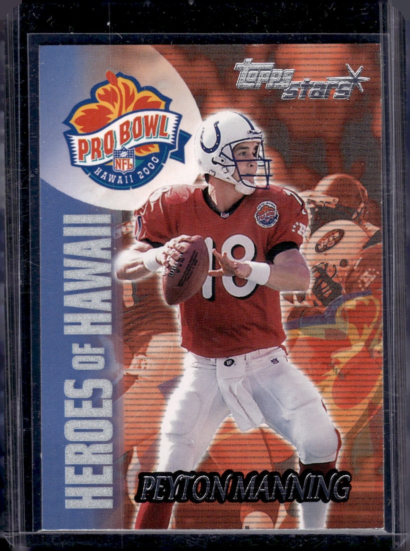 Peyton Manning Heroes of Hawaii 2000 Topps Stars #135 Colts (1 of 2)