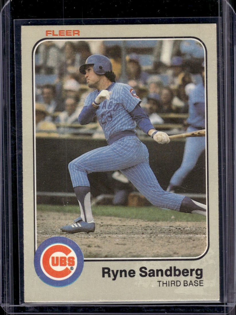 Ryne Sandberg Rookie Card 1983 Fleer #507 Chicago Cubs (1 of 2)