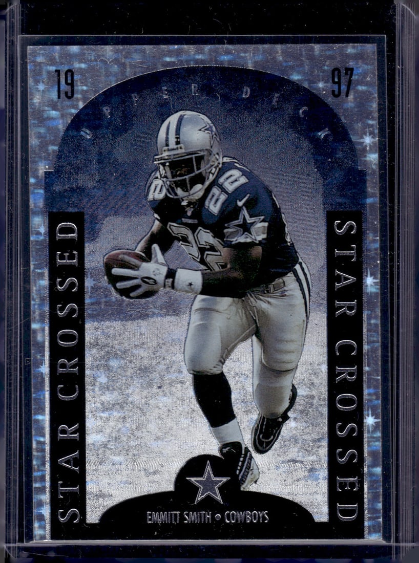 Emmitt Smith Star Crossed 1997 Upper Deck #SC22 Dallas Cowboys (1 of 2)