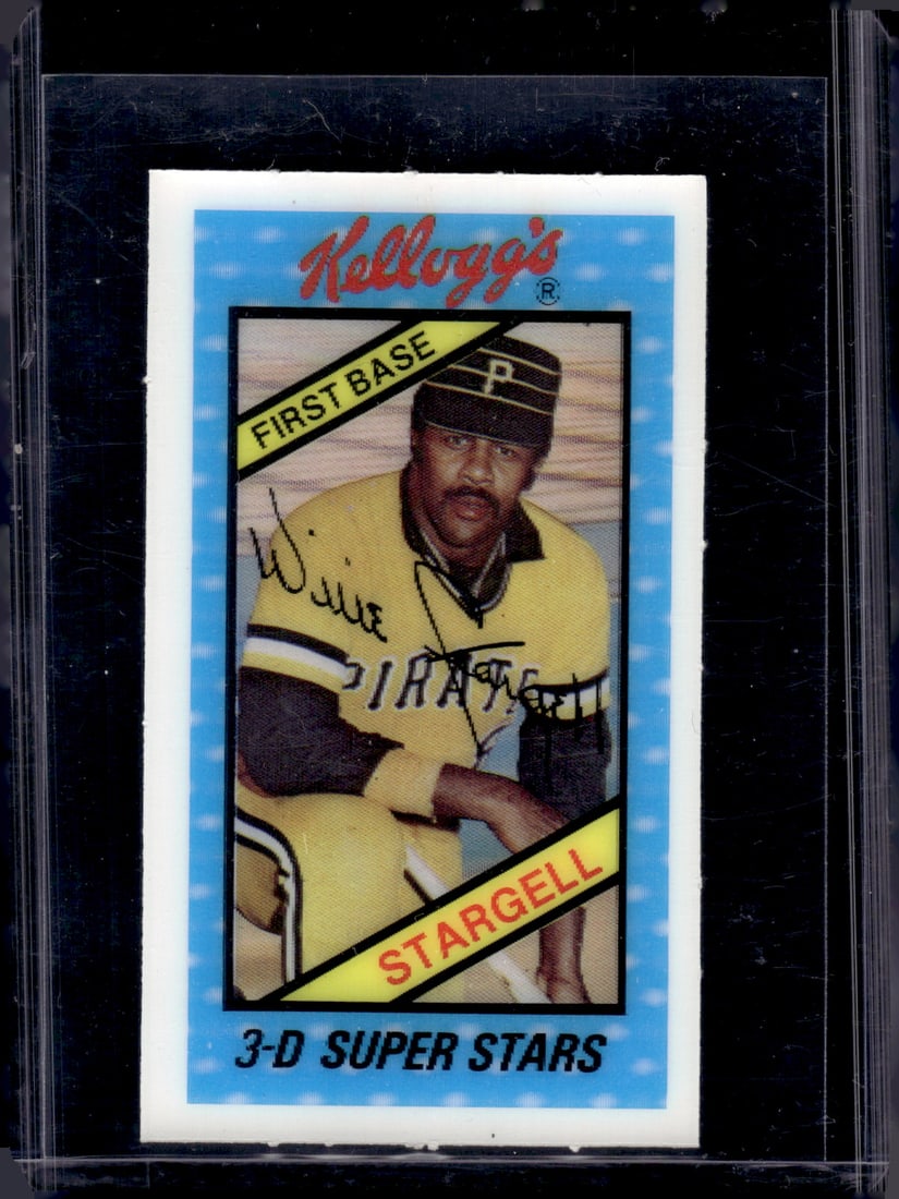 Willie Stargell 1980 Kellogg's 3-D Super Stars #25 Pittsburgh Pirates (1 of 2)
