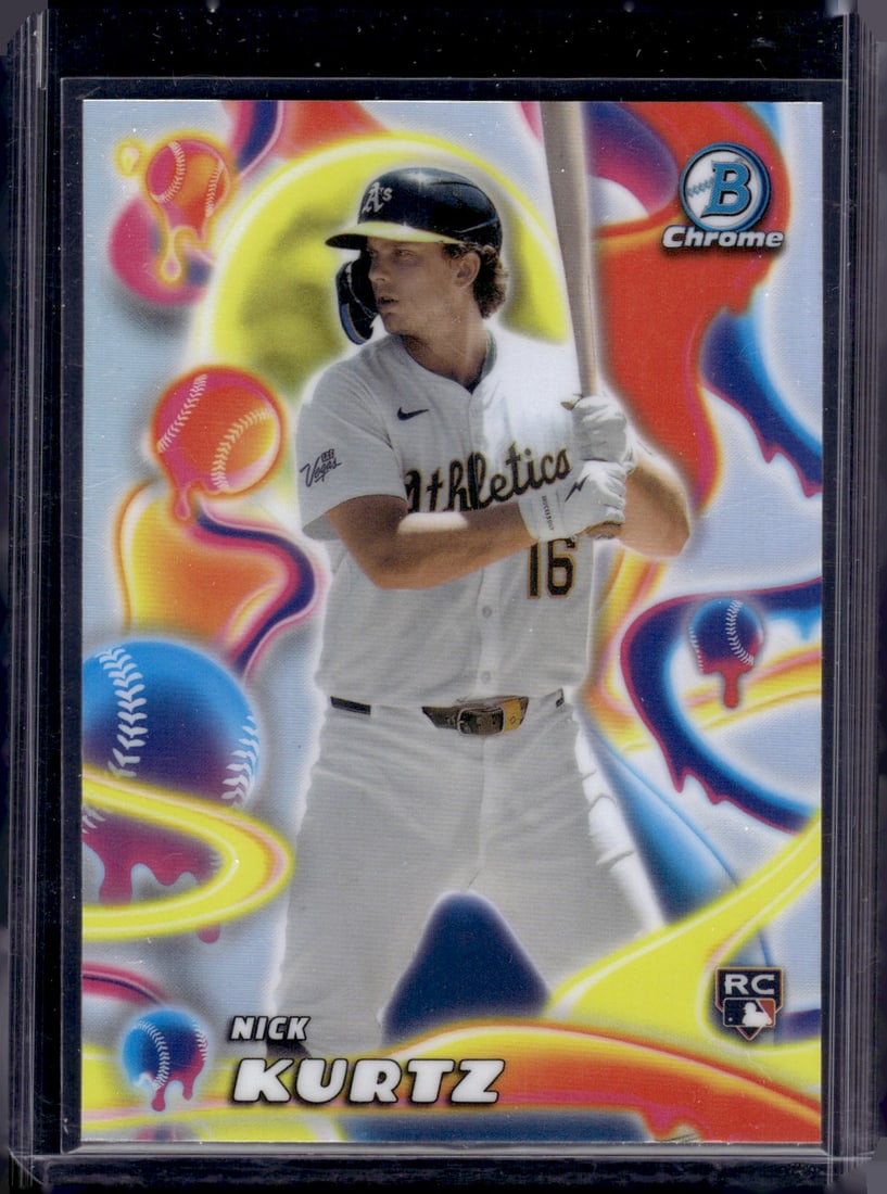 Nick Kurtz Rookie Card Melt Mashers Refractor 2025 Bowman Chrome #MM-25 (1 of 2)
