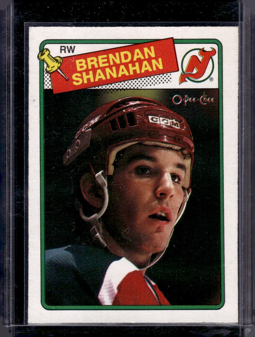 Brendan Shanahan Rookie Card 1988-89 O-Pee-Chee #122 New Jersey Devils (1 of 2)