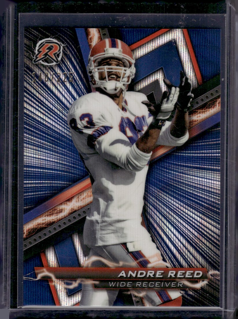 Andre Reed Navy Surge /225 2023 Topps Composite Resurgence #51: Topps Football NFL Trading Sports Cards, Sports Cards for Sale Near Me, Super Bowl & Hall of Fame Player Cards, Resurgence, Composite, SP, SSP, Valuable Auction Memorabilia Lots For Sale On Line