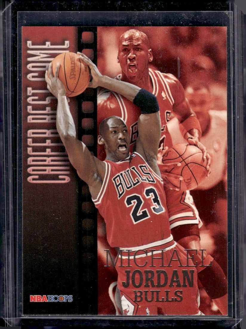 Michael Jordan Career Best Game 1997 NBA Hoops #335 Chicago Bulls (1 of 2)