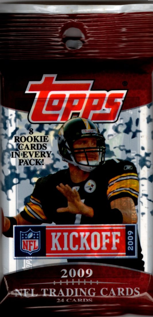 2009 Topps NFL Kickoff Sealed 24 Card Fat Pack. 8 Rookies in Every Pack!: 2009 Topps NFL Kickoff Sealed 24 Card Fat Pack. 8 Rookies in Every Pack!