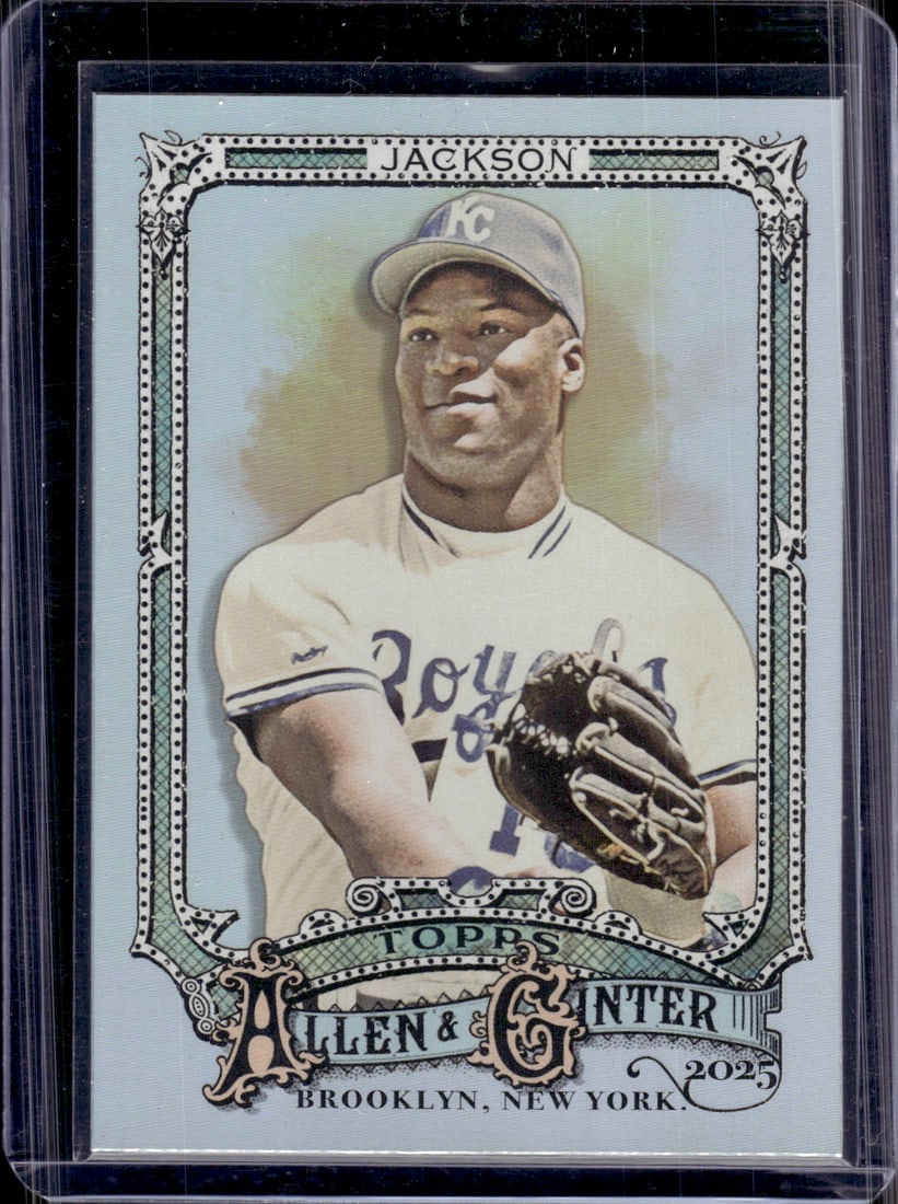Bo Jackson Silver Foil 2025 Allen & Ginter #18 Kansas City Royals (1 of 2)