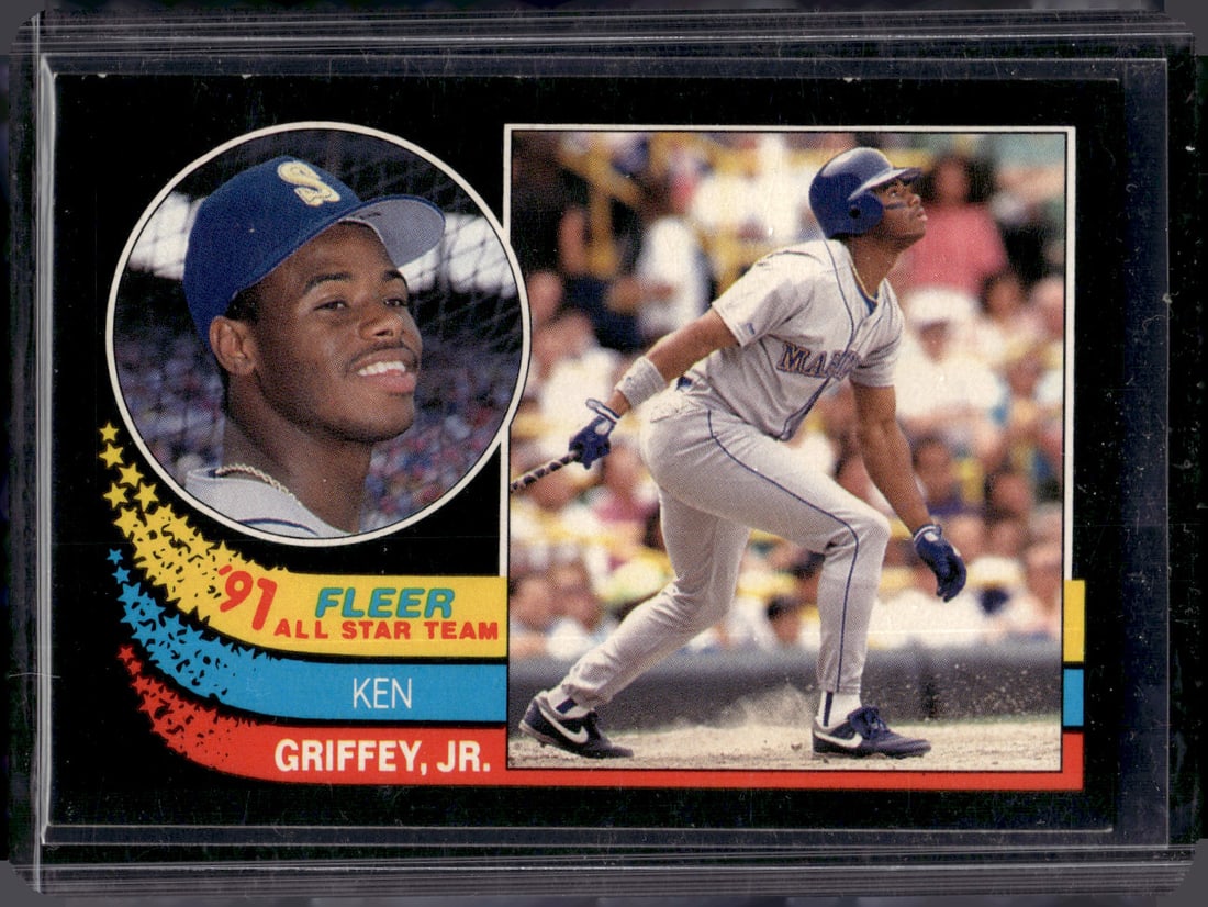 Ken Griffey Jr. All Star Team 1991 Fleer #7 Seattle Mariners (1 of 2)