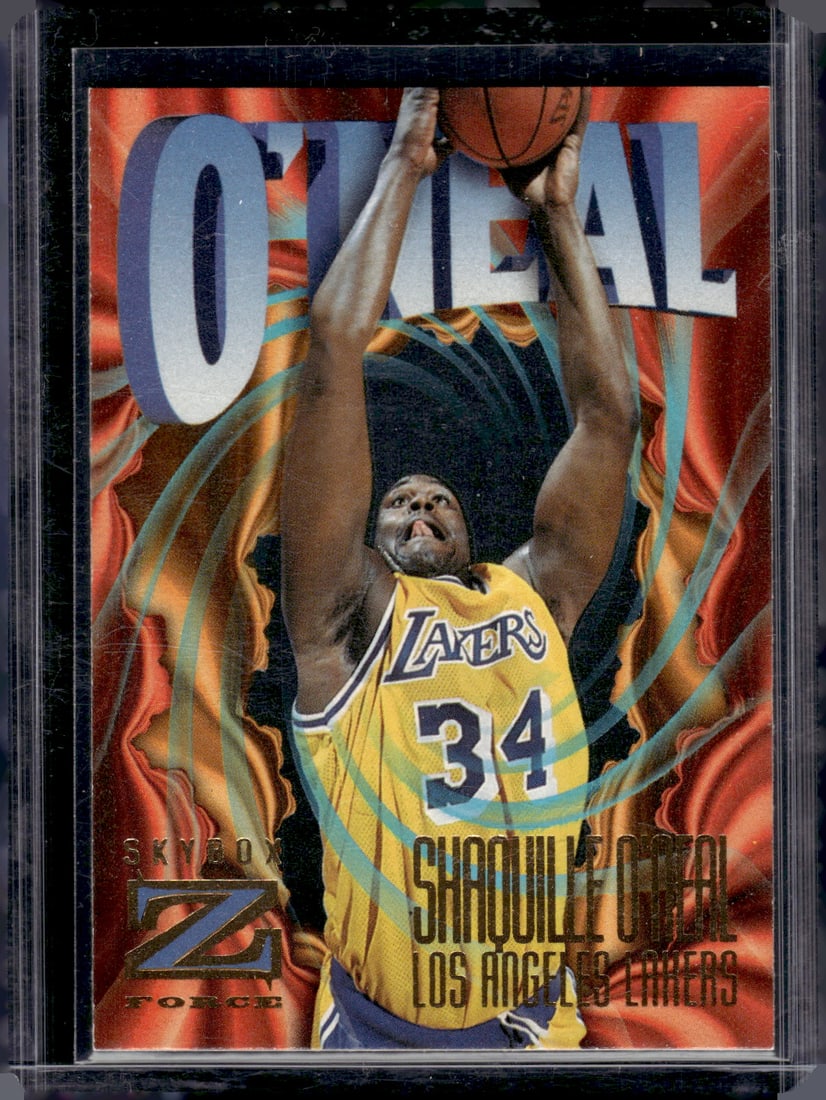 Shaquille O'Neal Z Force 1997-98 Skybox #114 Los Angeles Lakers: SkyBox, Basketball NBA Trading & Sports Cards, Sports Cards for Sale Near Me, Chrome, Refractor, SP, SSP, Valuable Auction Memorabilia Lots Sold On Line, NBA Championship & Hall of Fame Player Cards