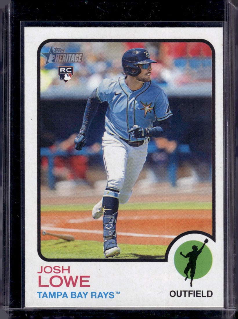 Josh Lowe Rookie Card Image Variation SP 2022 Topps Heritage #303 Rays, Pirates: Topps Baseball MLB Trading & Sports Cards, Sports Cards for Sale Near Me, World Series & Hall of Fame Players Memorabilia, Refractors, X-Fractors, Numbered, SP, SSP, Valuable Auction Memorabilia Lots 