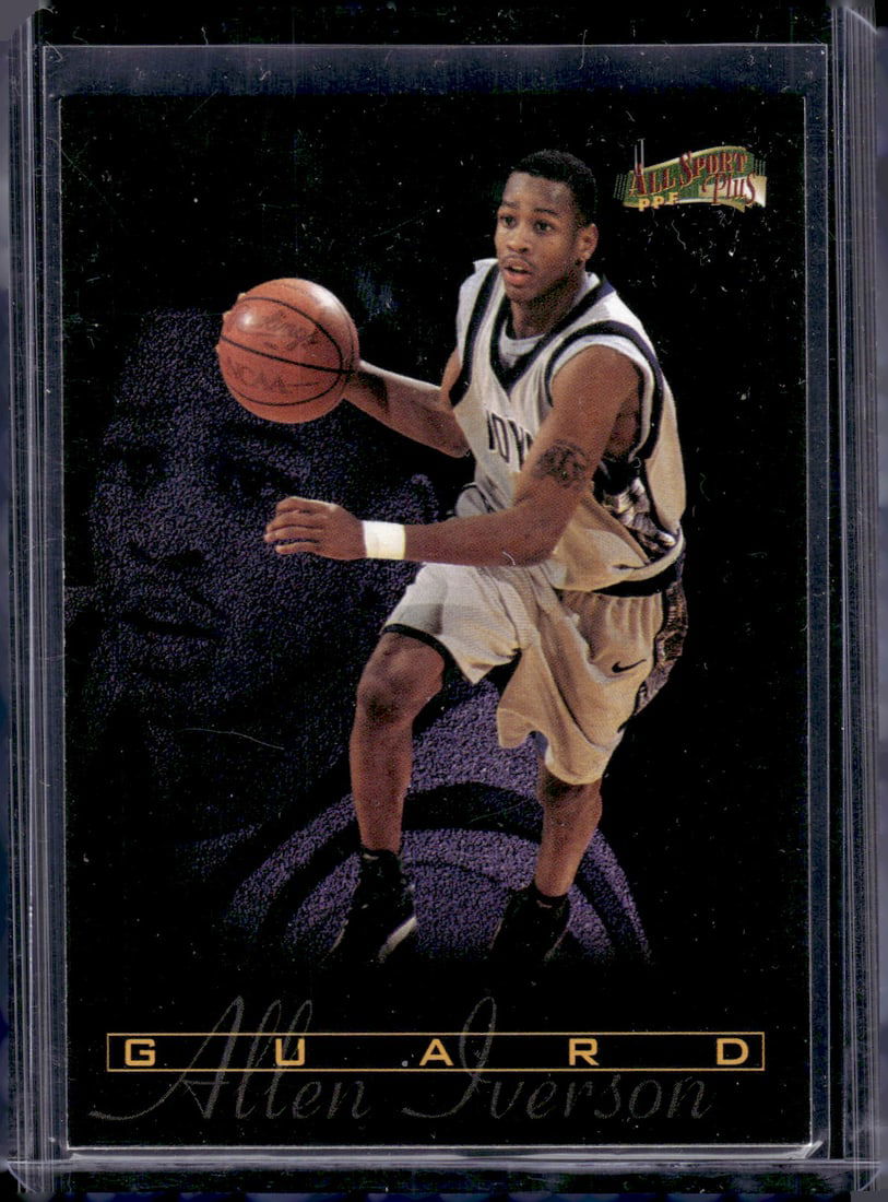 Allen Iverson Rookie Card 1996 Score Board #179 Philadelphia 76ers (1 of 2)