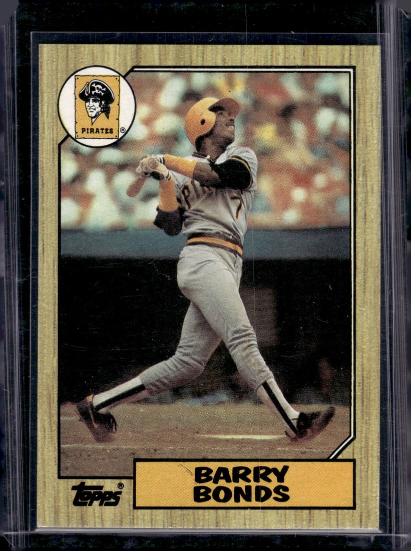 Barry Bonds Rookie Card 1987 Topps #320 Pittsburgh Pirates (1 of 2)