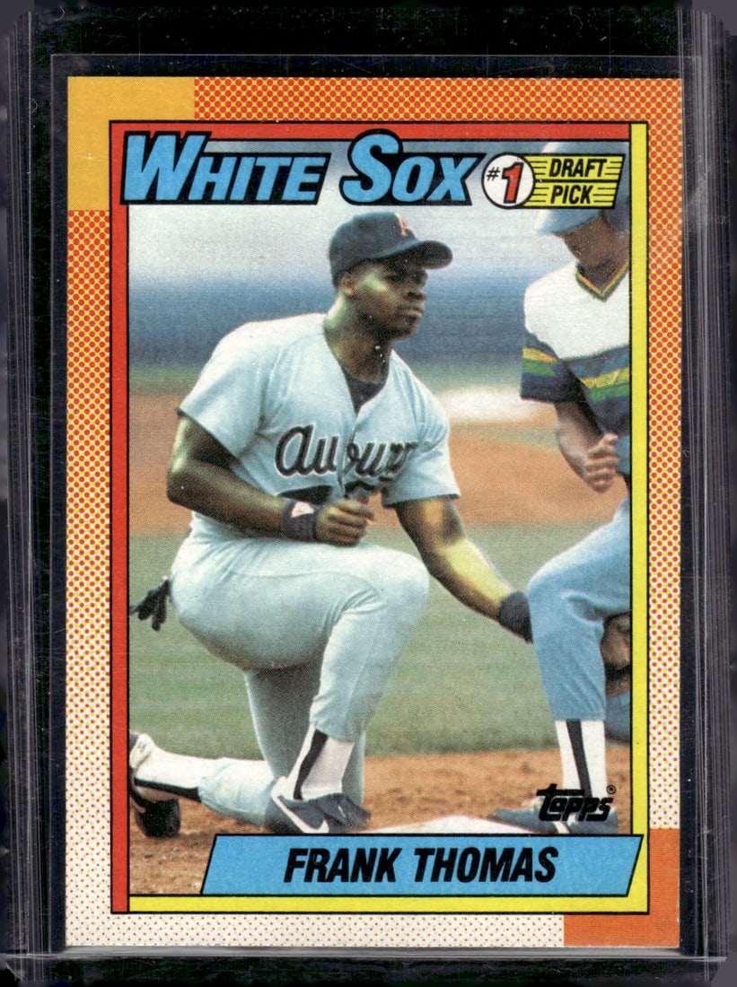 Frank Thomas Rookie Card 1990 Topps #414 Chicago White Sox (1 of 2)