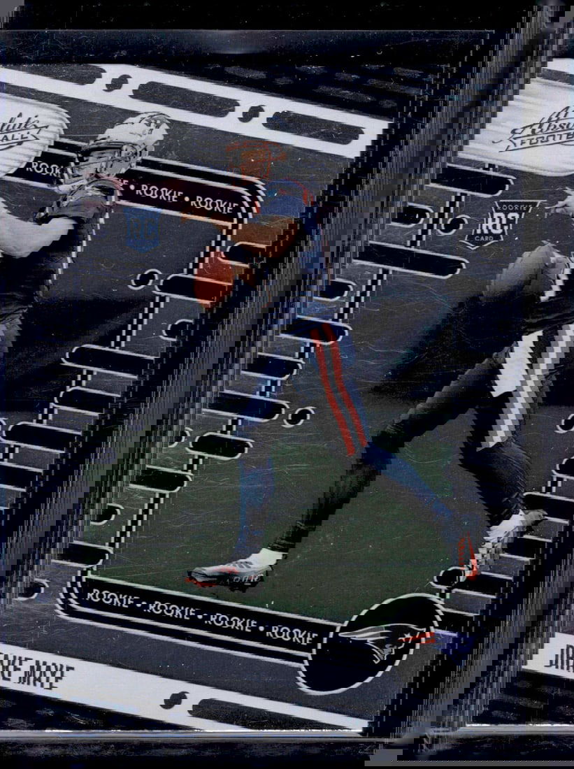 Drake Maye Rookie Card 2024 Absolute #103 New England Patriots: Panini Select, Prizm, Mosaic, Contenders, Zenith, Phoenix, Illusions, Absolute, Rookie NFL Sports Trading Cards, SP, SSP, Cards, Football Cards for Sale Near Me, Superbowl & Hall of Fame Player Cards,