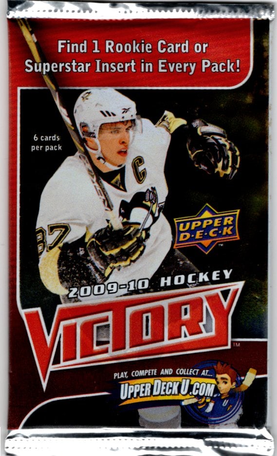 2009-10 Upper Deck Victory Hockey Sealed 6 Card Pack (1 of 1)