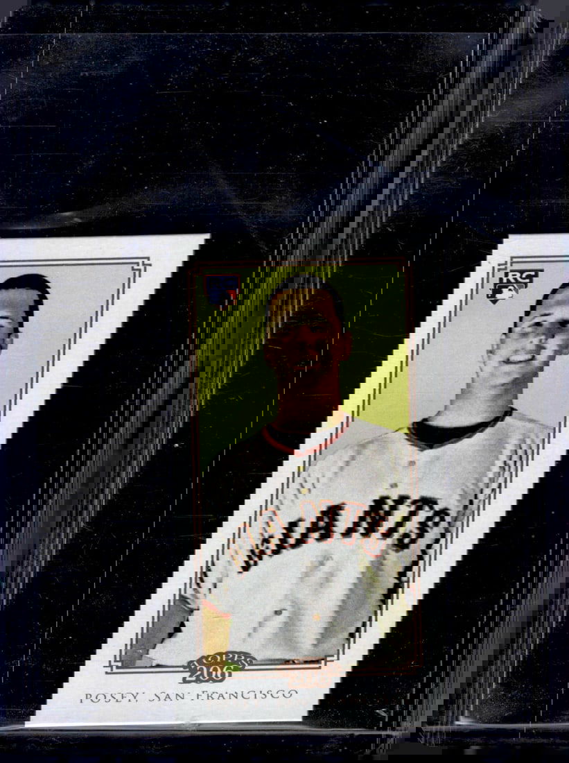 Buster Posey Rookie Card Mini 2010 Topps 206 #193 San Francisco Giants (1 of 2)