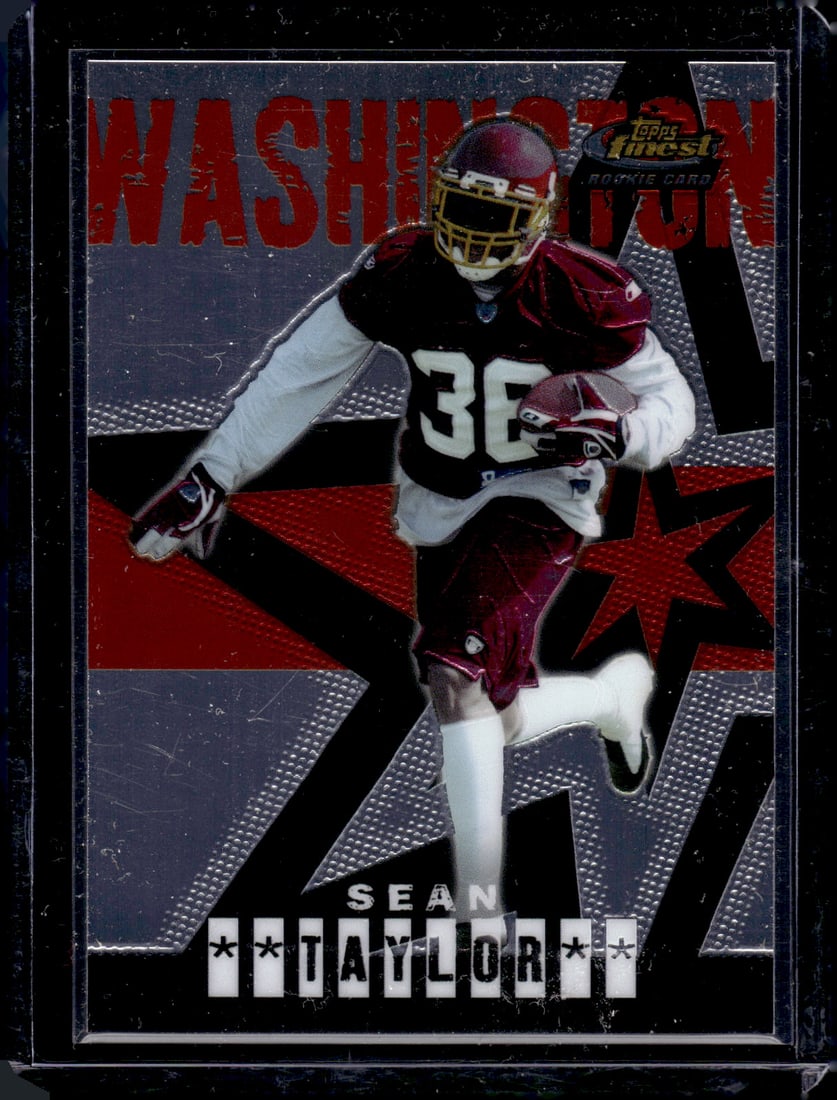 Sean Taylor Rookie Card 2004 Topps Finest #65 Washington Redskins (1 of 2)