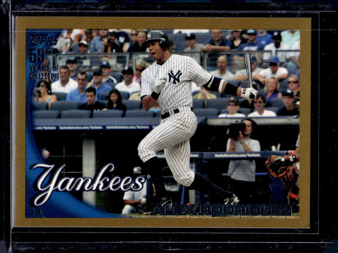 Alex Rodriguez Gold /2010 2010 Topps #400 New York Yankees: Topps Baseball MLB Trading & Sports Cards, Sports Cards for Sale Near Me, World Series & Hall of Fame Players Memorabilia, Refractors, X-Fractors, Numbered, SP, SSP, Valuable Auction Memorabilia Lots