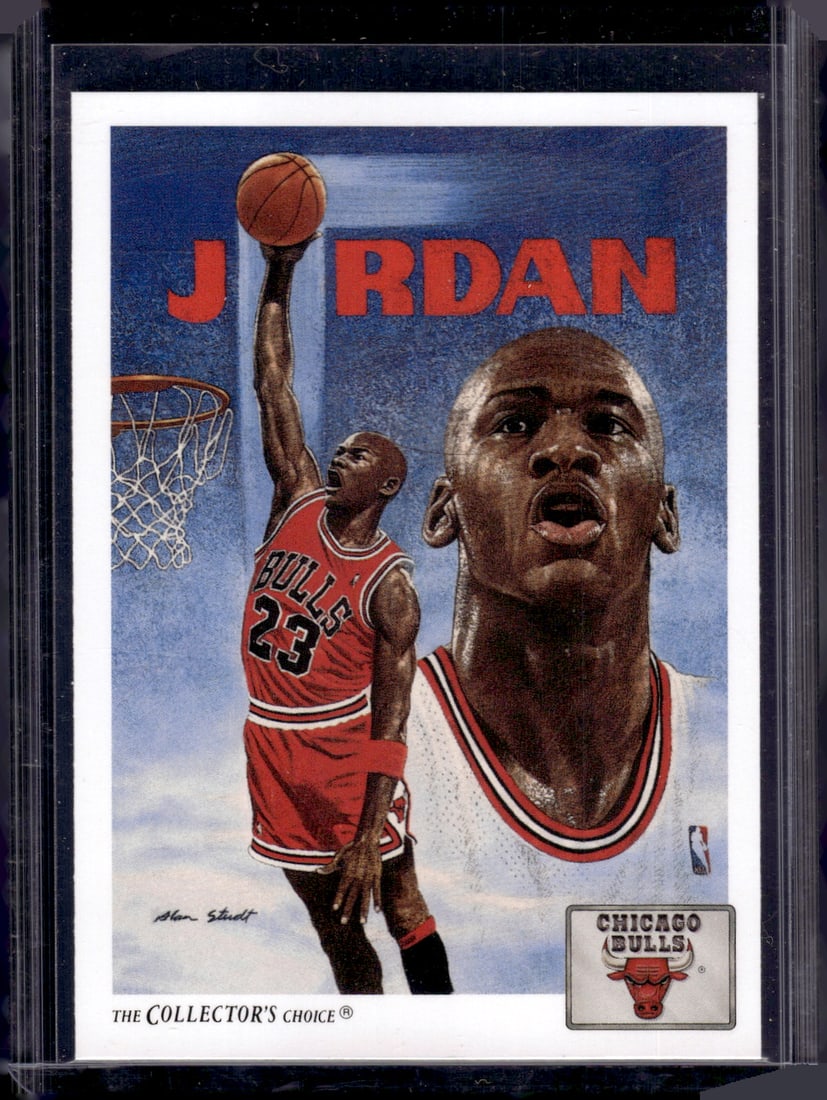 Michael Jordan 1991-92 Upper Deck Collector's Choice #75 Chicago Bulls (1 of 2)