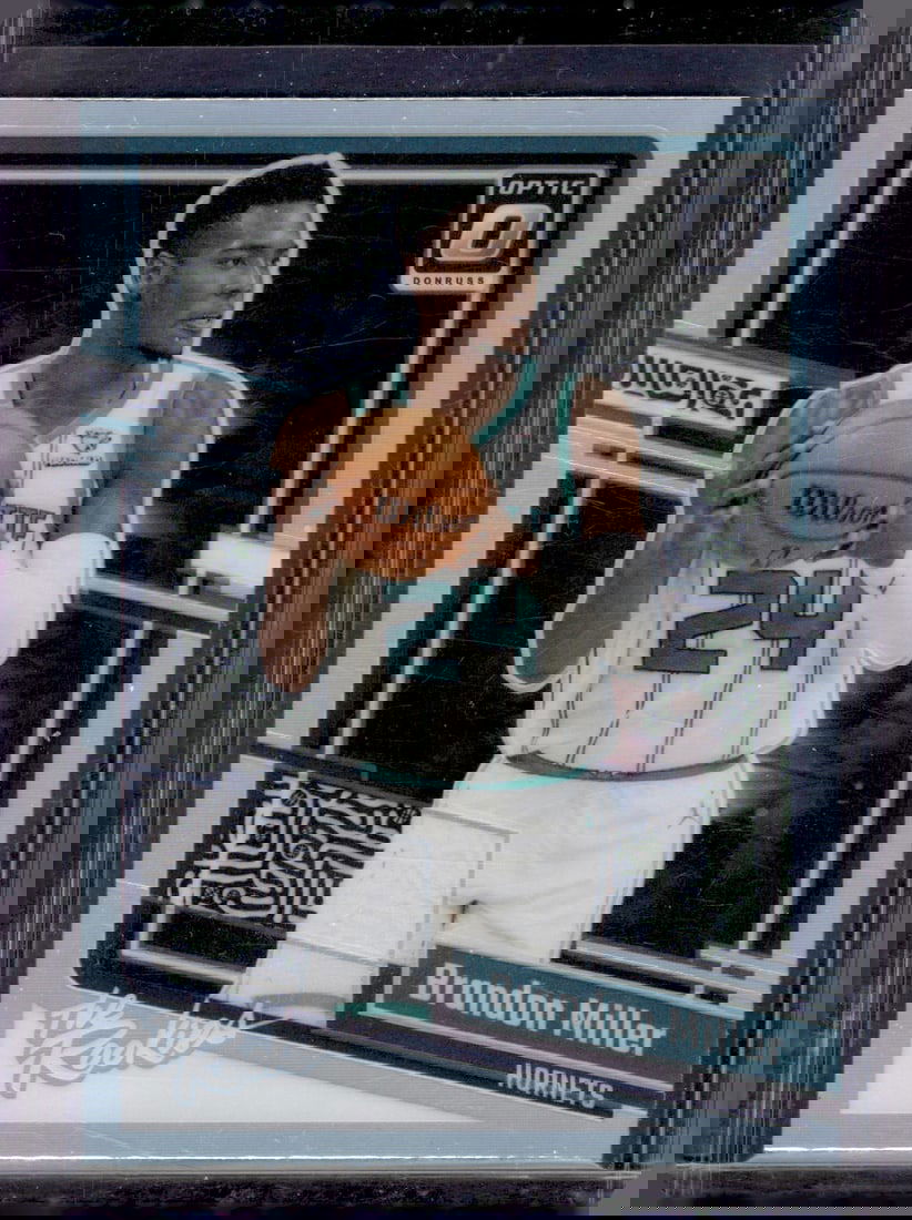 Brandon Miller The Rookies Holo Prizm 2023-24 Donruss Optic #1 Charlotte Hornets (1 of 2)
