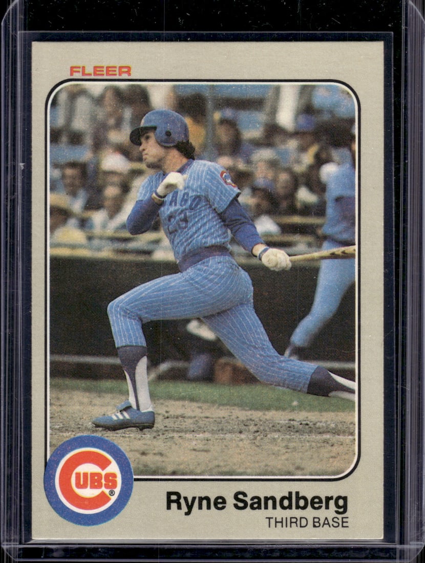 Ryne Sandberg Rookie Card 1983 Fleer #507 Chicago Cubs (1 of 2)