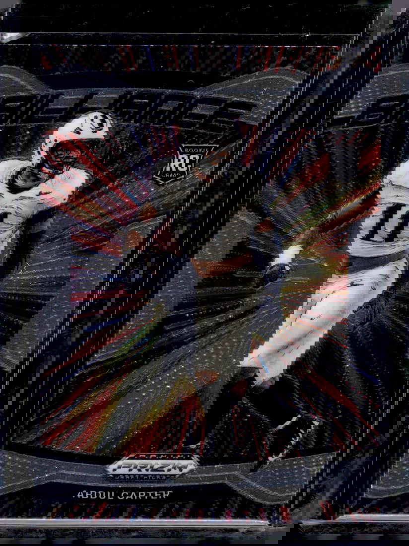 Abdul Carter Rookie Card Brilliance 2025 Prizm Draft Picks #1 Penn State Nittany Lions: Panini Select, Prizm, Mosaic, Contenders, Zenith, Phoenix, Illusions, Absolute, Rookie NFL Sports Trading Cards, SP, SSP, Cards, Football Cards for Sale Near Me, Superbowl & Hall of Fame Player Cards,