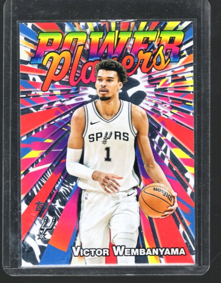 Victor Wembanyama 2025 Topps Power Players Insert #PP-15 (1 of 2)