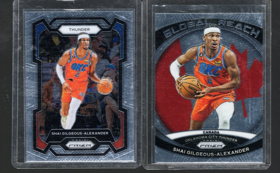 Shai Gilgeous-Alexander 2023-24 Panini #85 & Global Reach #6 NBA MVP 2024 (1 of 2)