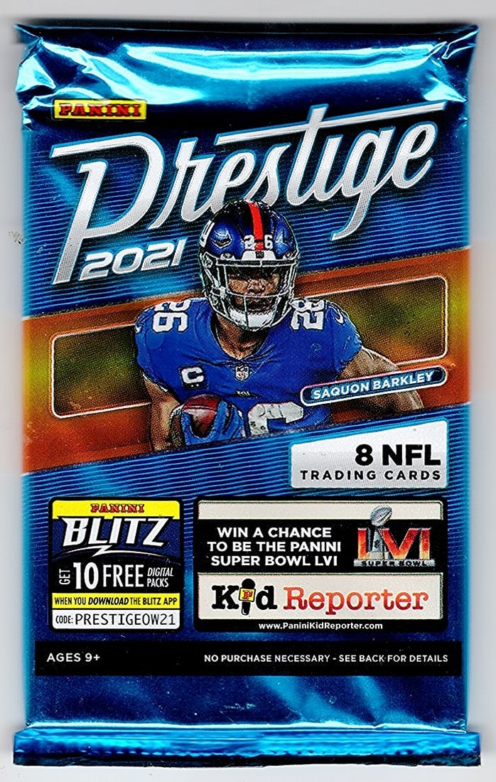 2021 Panini Prestige Football BLASTER BOX PACK: Panini Rookie Football NFL Trading & Sports Cards, Rookie Cards in This Set are Jayden Daniels, Bo Nix, Drake Maye, Marvin Harrison, Jr, JJ McCarthy, Football & Sports Cards for Sale Near Me, Silver, 