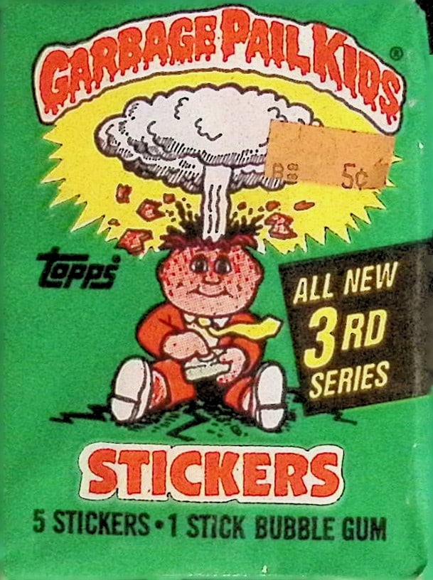 1986 Topps Vintage Garbage Pail Kids Retail Box Wax Pack - 3rd Series (1 of 1)