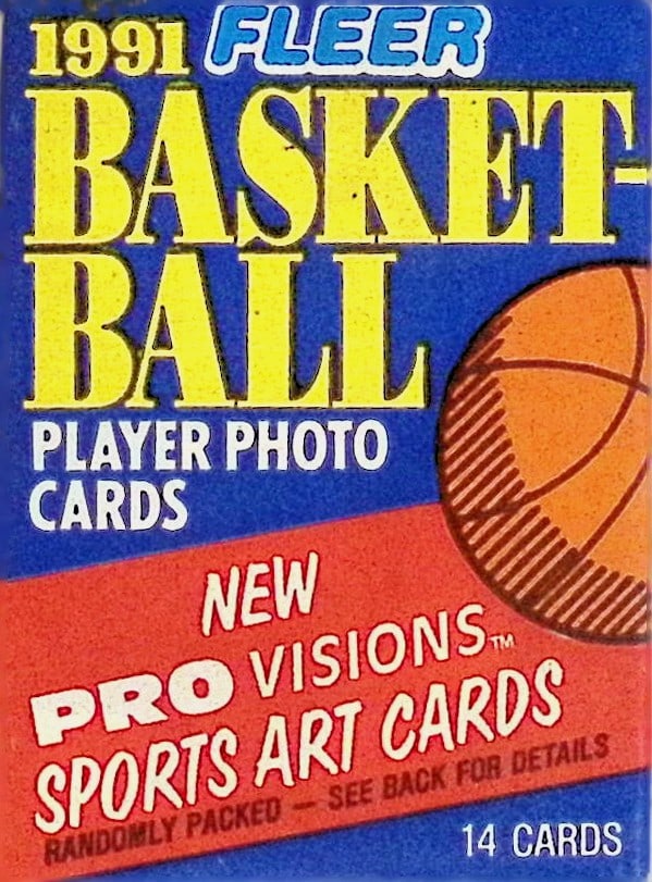 1991 Fleer Series 1 Vintage Basketball Cards Retail Box Pack New Factory Sealed (1 of 1)