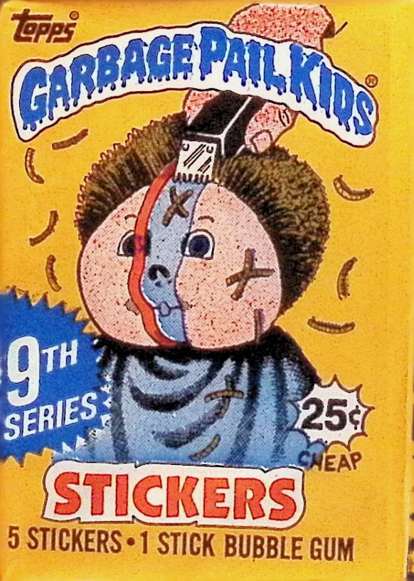 1987 Topps Vintage Garbage Pail Kids Retail Box Wax Pack - 9th Series (1 of 1)
