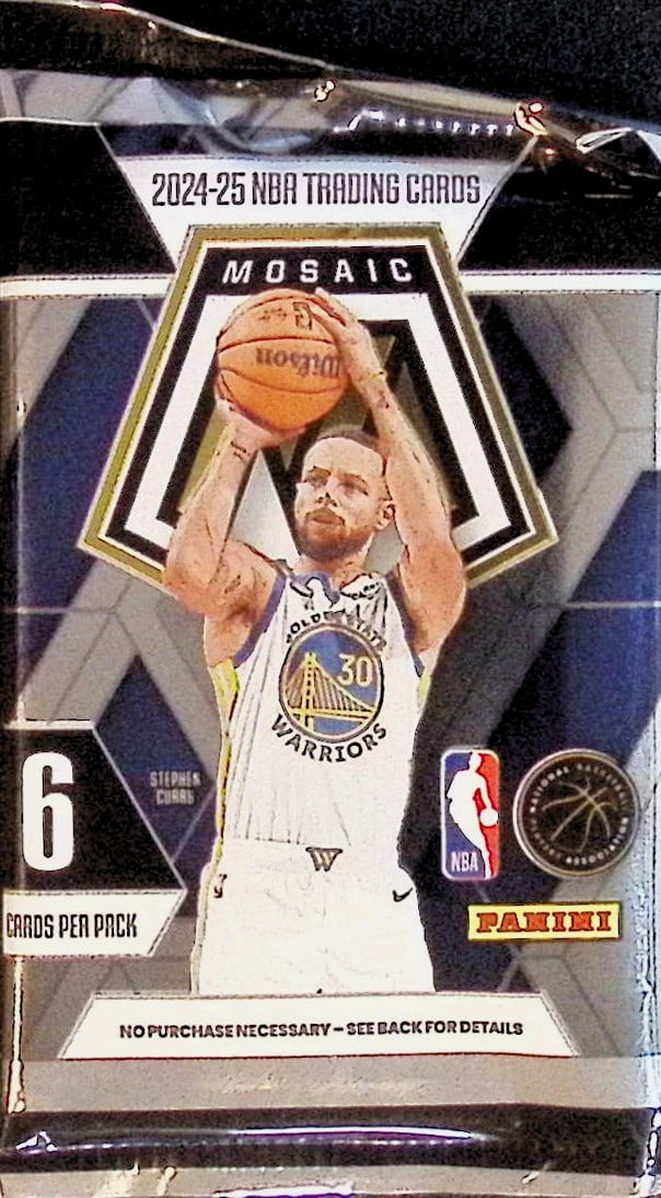 2024-25 Panini Mosaic Basketball BLASTER BOX PACK: Panini Basketball NBA Trading & Sports Cards, Sports Cards for Sale Near Me, Anthony Edwards, Jayson Tatum, Steph Curry, Panini Numbered Cards, Cracked Ice, Silver Prizm, Auction Lots for Sale on Line