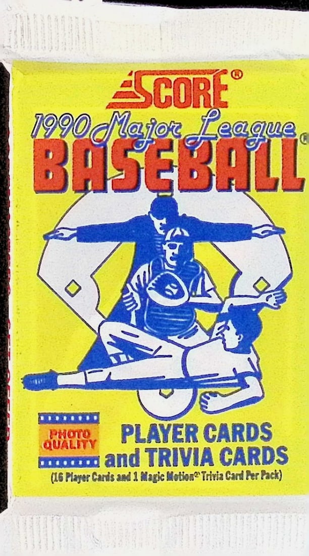 1990 Score Series 1 Vintage Baseball Cards Retail Box Pack Sports Cards (1 of 1)