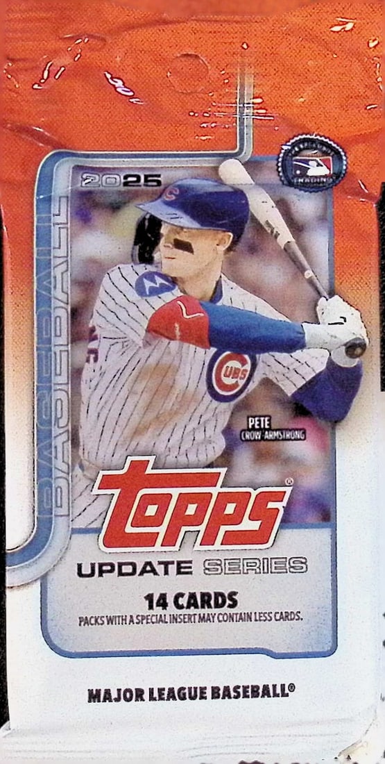 2025 Topps Update Series Baseball Cards RETAIL BOX PACK Sports Cards Rookie Cards James Wood: Factory Sealed Topps Baseball MLB Trading & Sports Cards, Rookie Cards in this set are James Wood, Dylan Crews, Speckled, SP, SSP, Variations, Autographs, Chrome, Refractors, 1976 Topps, Sports Cards