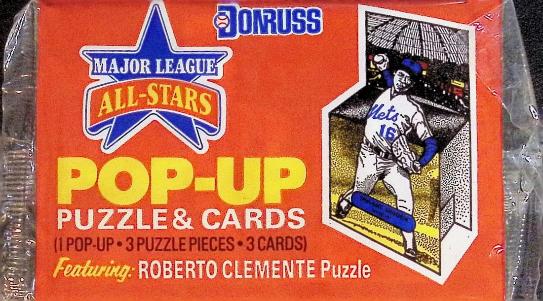 1987 Donruss Leaf Major League All-Stars Pop UP Insert Cello Pack: Vintage Valuable Donruss Baseball MLB Trading & Sports Cards, Robin Yount, George Brett, Rickey Henderson, Nolan Ryan, Old Sports Cards for Sale Near Me, Oversized Sports Cards, World Series & Hall of