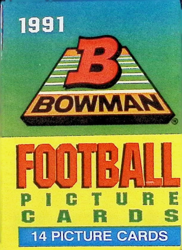 1991 Bowman Vintage Football Card Retail Box Wax Pack - Emmitt Smith Rookie Card (1 of 1)