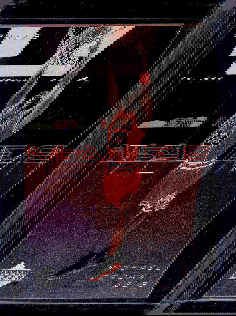 Michael Jordan Die Cut 1997-98 Upper Deck #T7 Chicago Bulls (1 of 2)