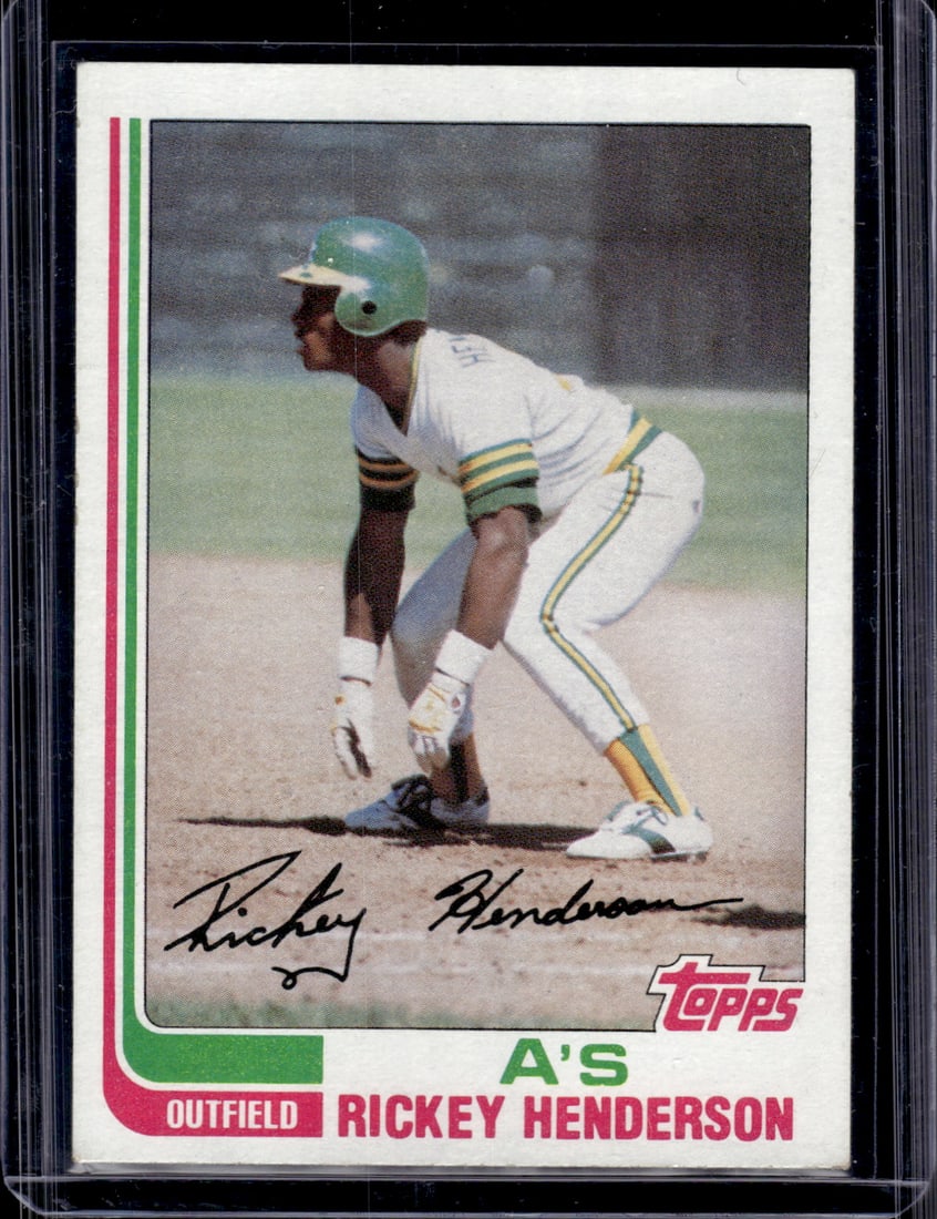 Rickey Henderson 1982 Topps #610 Oakland A's (1 of 2)