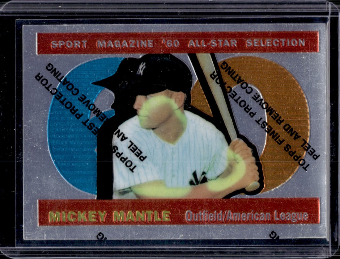 Mickey Mantle 1997 Topps Mickey Mantle Commemorative Set #563 New York Yankees (1 of 2)