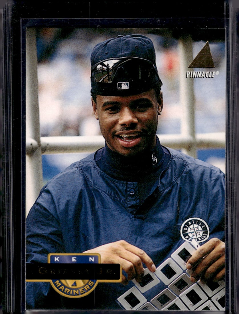 Ken Griffey Jr. 1994 Pinnacle #100b Seattle Mariners, HOF: Pinnacle Baseball MLB Trading & Sports Cards, Sports Cards for Sale Near Me, Prizm, Mosaic, Select, SP, SSP, Auction Memorabilia Lots for Sale On Line, World Series & Hall of Fame Players