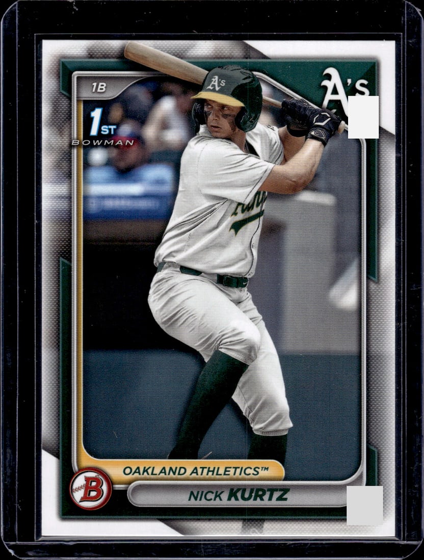 Nick Kurtz 1st Bowman 2024 Bowamn Draft #BD-56 Oakland Athletics (1 of 2)