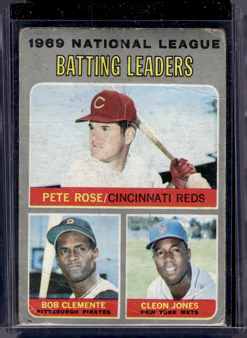 Rose/Clemente/Jones 1970 Topps #61 Has Creases, Poor Condition See Pics: MLB Trading Cards, Baseball Cards, Topps Cards, Topps Baseball Cards, Topps Vintage Cards, Sports Cards for Sale Near Me, Vintage Sports Card, Vintage Baseball Cards, Old Baseball Cards, Old Sports Ca