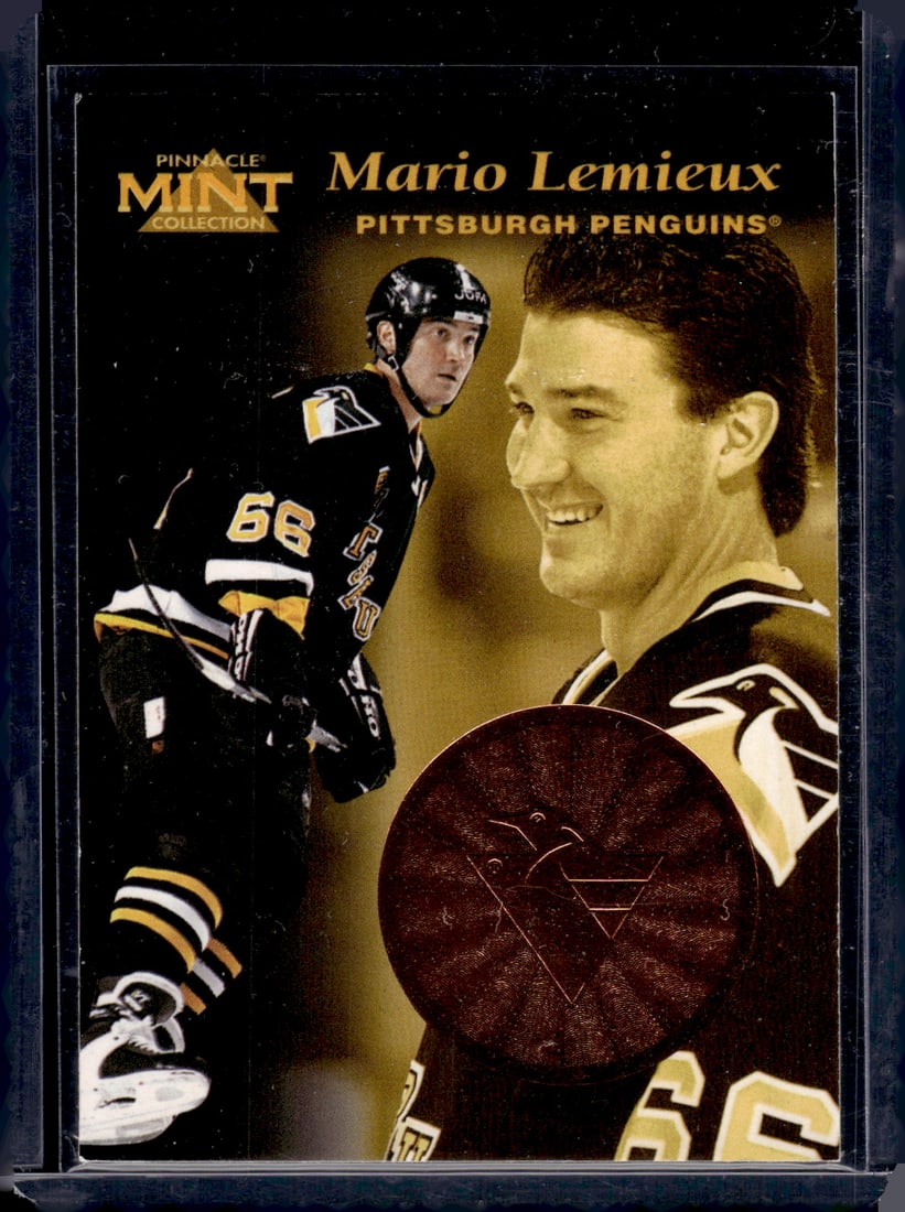 Mario Lemieux 1997 Pinnacle Mint Collection #1 Pittsburgh Penguins (1 of 2)