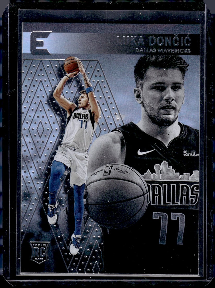 Luka Doncic Rookie Card 2018-19 Chronicles Essentials #214 Mavericks, Lakers (1 of 2)