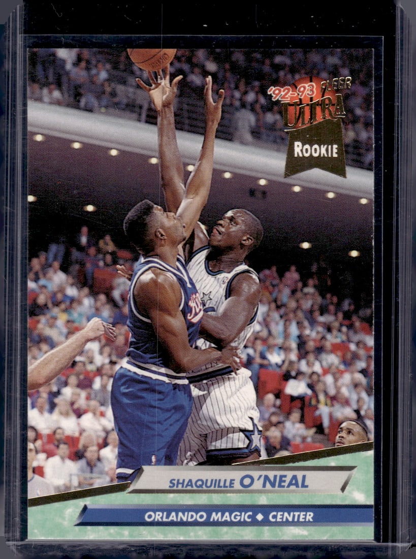 Shaquille O'Neal Rookie Card 1992-93 Fleer Ultra #328 Magic, Lakers (1 of 2)