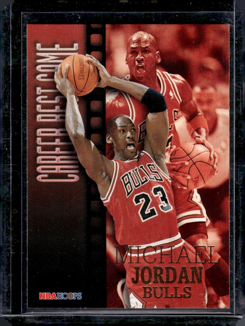 Michael Jordan Career Best Game 1997-98 NBA Hoops #335 Chicago Bulls (1 of 2)