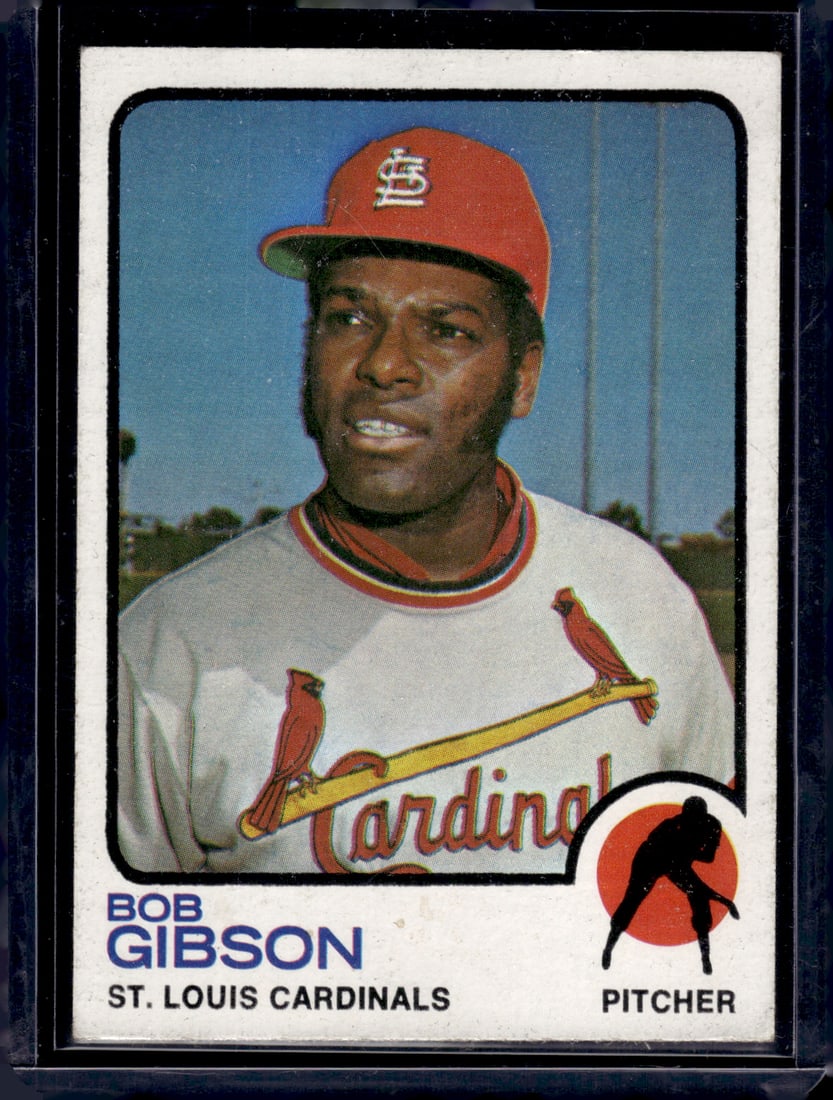 Bob Gibson 1973 Topps #190 St. Louis Cardinals Vintage Baseball Card: MLB Trading Cards, Baseball Cards, Topps Cards, Topps Baseball Cards, Topps Vintage Cards, Sports Cards for Sale Near Me, Vintage Sports Card, Vintage Baseball Cards, Old Baseball Cards, Old Sports Ca