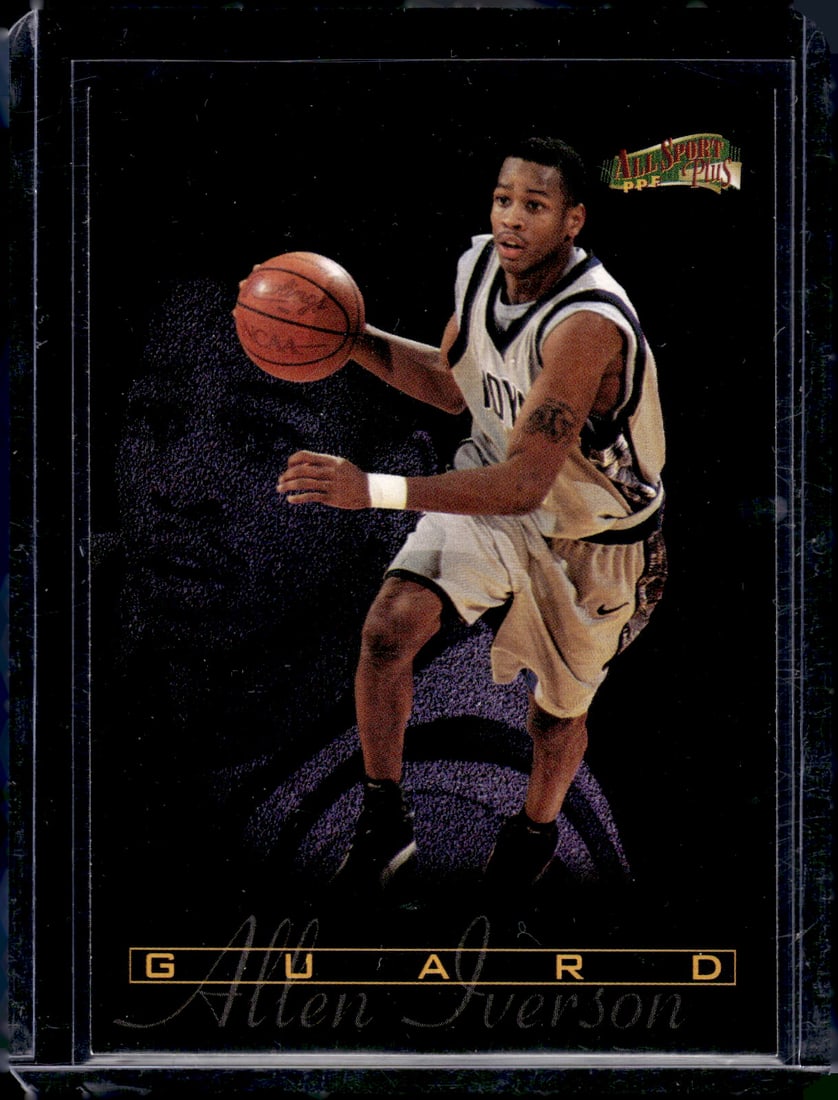 Allen Iverson Rookie Card 1996 Score Board #179 Philadelphia 76ers (1 of 2)