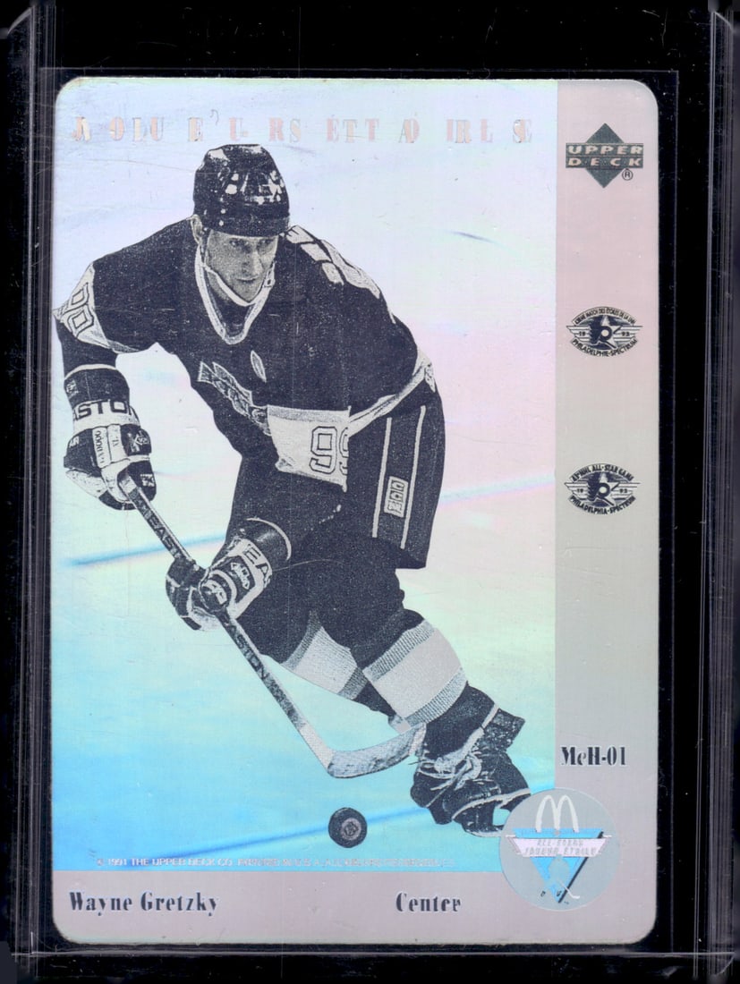 Wayne Gretzky Hologram 1991 Upper Deck McDonald's #MCH-01 Kings, Oilers (1 of 2)